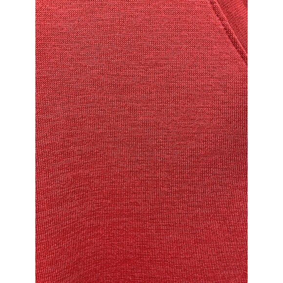 ORVIS 46% RAYON V-NECK TUNIC KNIT TOP SIZE LARGE RED - Picture 9 of 16